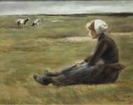 Liebermann Max In the Field - Hermitage